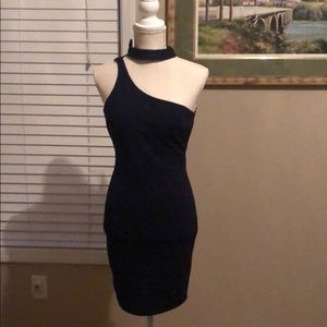 Juniors navy dress